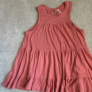 Anthropologie Boho Tunic Top | Flowy Relaxed Fit | Size Small | Never Worn